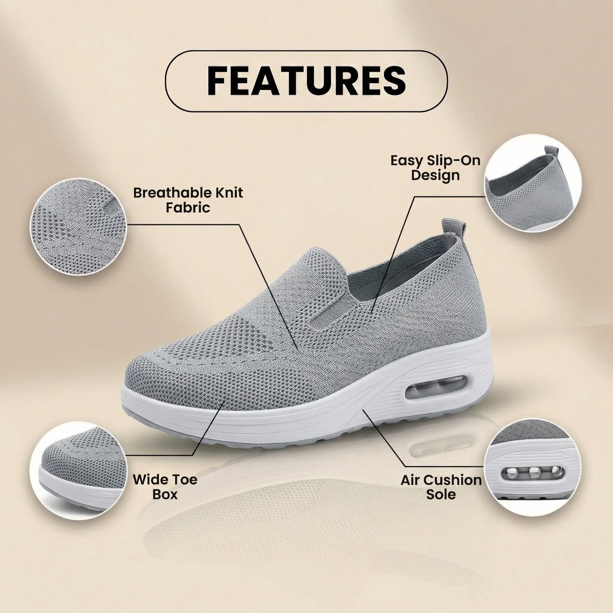 Sneakers Ortopediche Comode per Uso Quotidiano