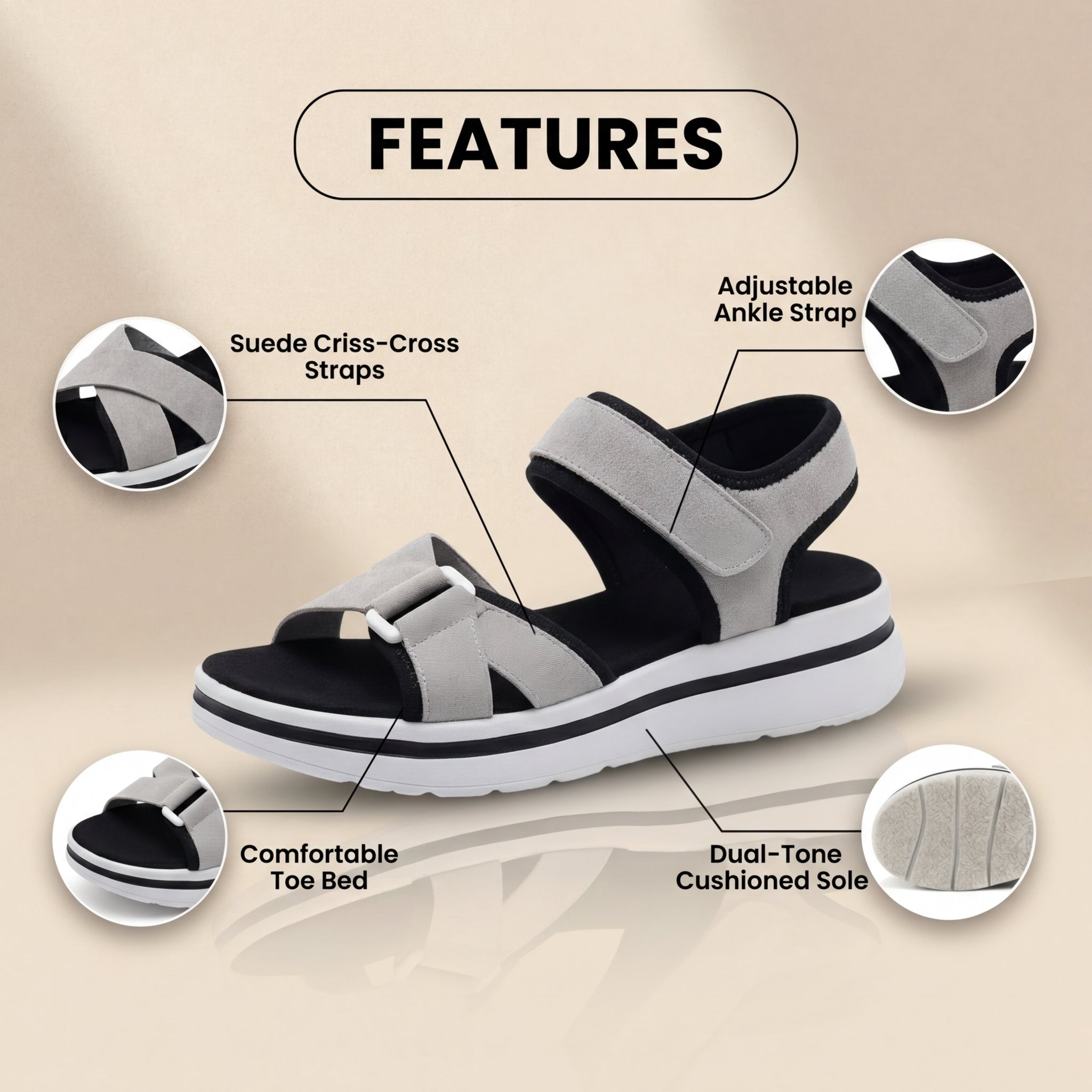 Scarpe Ortopediche Aggraziate dal Look Moderno