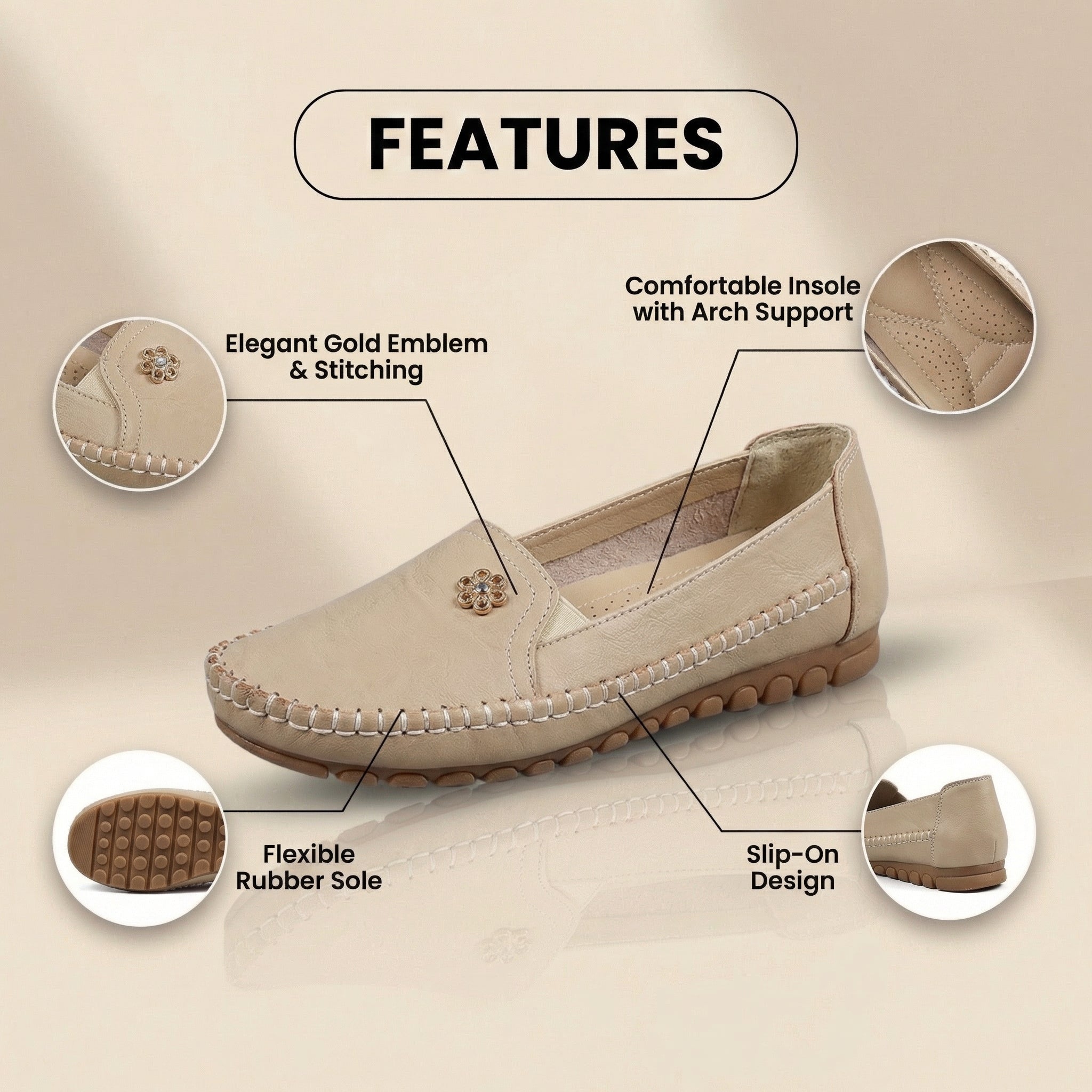 Scarpe Ortopediche Aggraziate dal Look Moderno