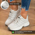 Sneakers Ortopediche Aggraziate dal Look Moderno