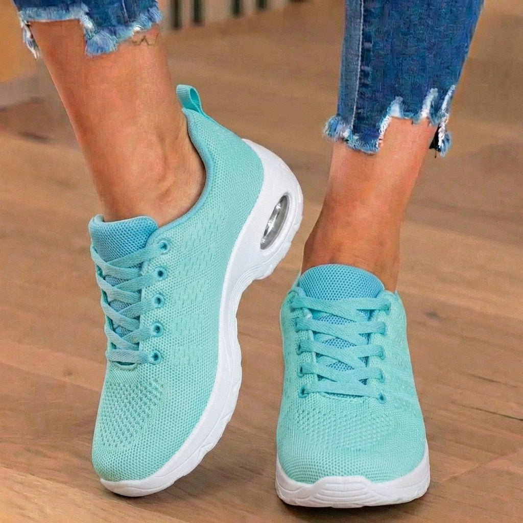 Orthopedic Mesh Athletic Sneakers - Air Cushion Heel & Lightweight Design