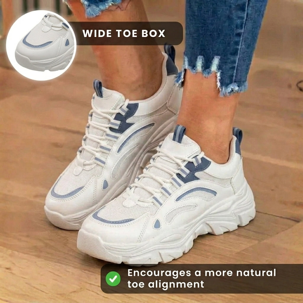 Sneakers Ortopediche Aggraziate dal Look Moderno